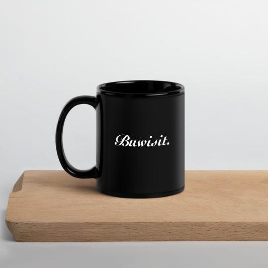 Buwisit Black Glossy Mug