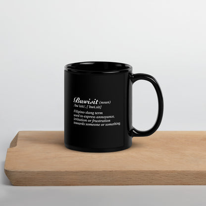 Buwisit Black Glossy Mug